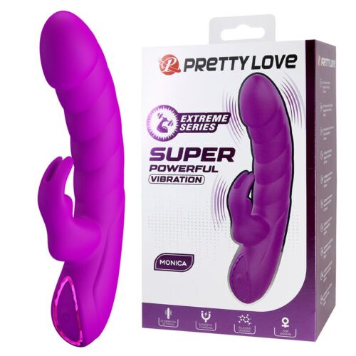 Vibrator PRETTY LOVE Monica cu stimulare dublă