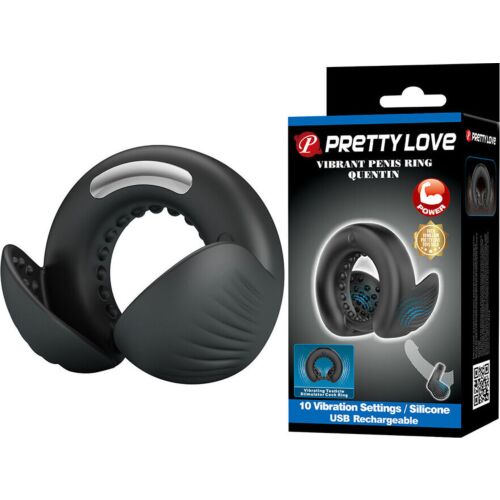 Inel Vibrant Pretty Love Quentin cu Stimulator Testicular