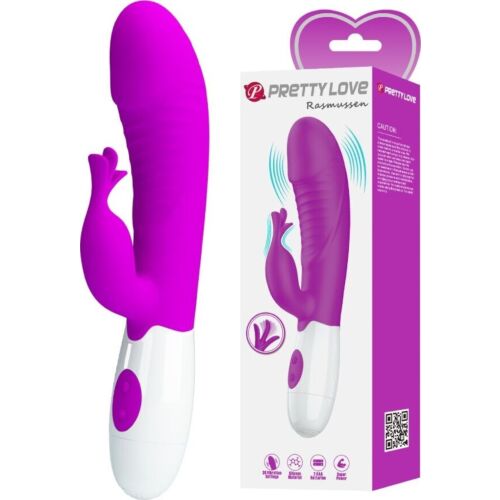 Vibrator PRETTY LOVE RASMUSSEN cu stimulare clitoridiană și G-spot