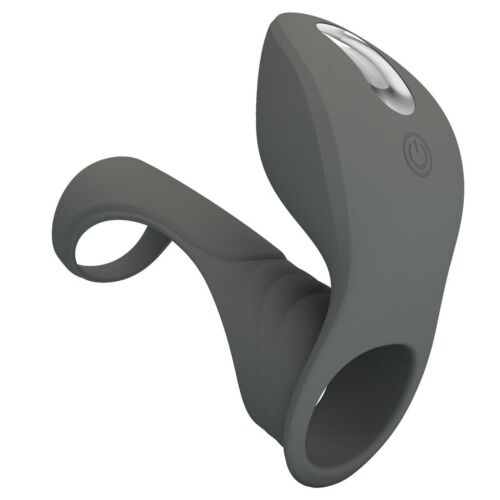 Inel vibrator FOR HIM PRETTY LOVE cu dublă stimulare