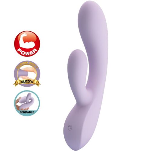 Vibrator Pretty Love Rosolyn Rabbit cu vibrații multiple