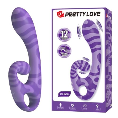 HIGH TECH SUMMER Vibrator dublu cu mâner ergonomic