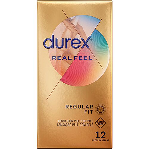 Prezervative Durex Real Feel 12 unități fără latex