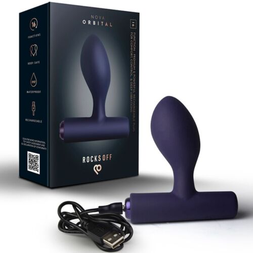 Vibratoare Anale ROCKS-OFF NOVA ORBITAL cu 16 moduri