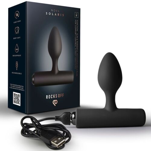 Vibratoare Anale ROCKS-OFF NOVA SOLARIS cu 16 funcții de vibrație