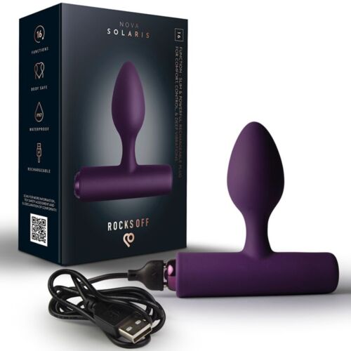 Plug anal ROCKS-OFF NOVA SOLARIS cu 16 funcții