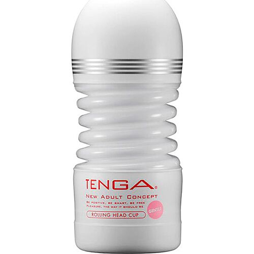 Masturbator Tenga Rolling Head Gentle cu lubrifiant inclus