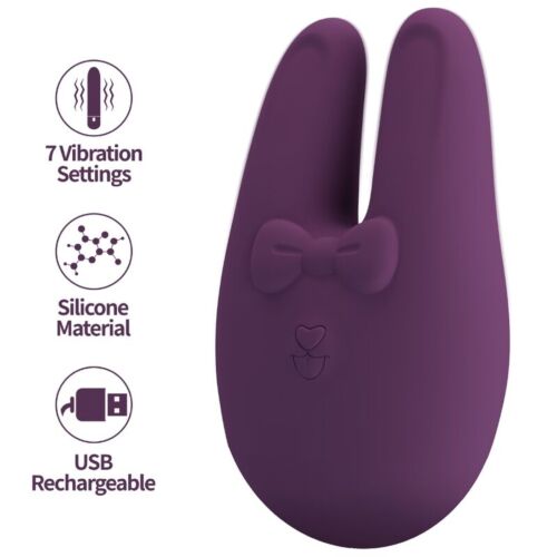 Stimulator clitoridian ROMANCE Bunny 7 moduri
