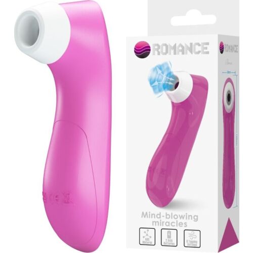 Aspirator clitoridian Romance cu tehnologie de pulsare roz