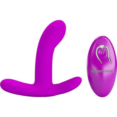 Vibrator Pretty Love Geri cu control remote și stimulare simultană