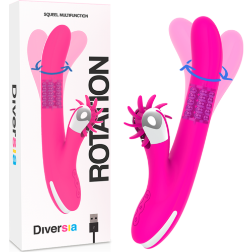 Vibratoare Diversia Bunny Rotation cu rotire și 7 moduri