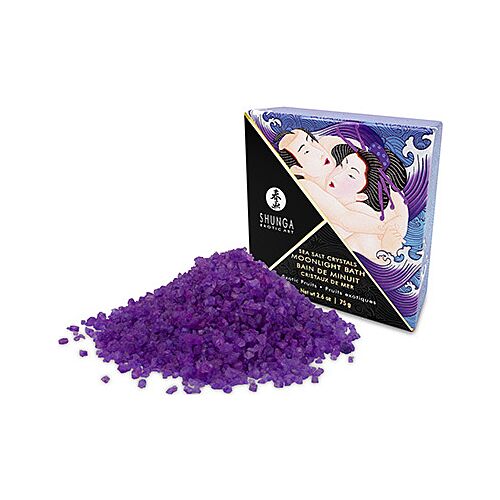 Săruri de baie Shunga Exotic Purple 75 g cu arome stimulante