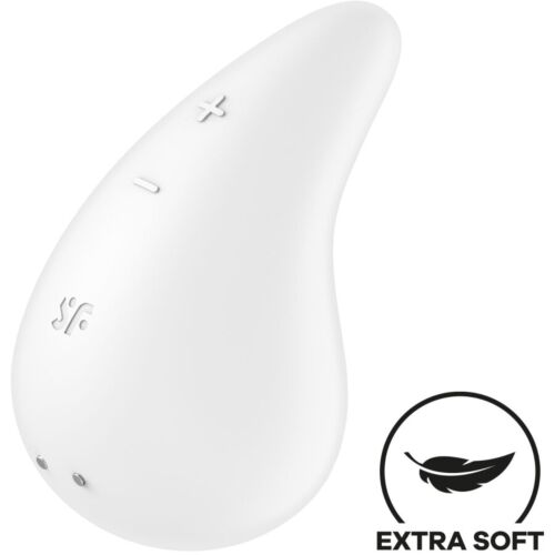 Vibrator Satisfyer Dew Drop cu silicon medical și 12 moduri