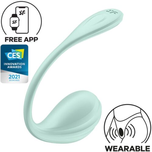 Vibrator Satisfyer Smooth Petal cu aplicație