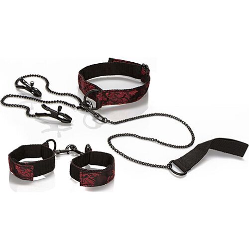 Set Bondage CALEXOTICS Scandal Kit Sumisie pentru control și plăcere
