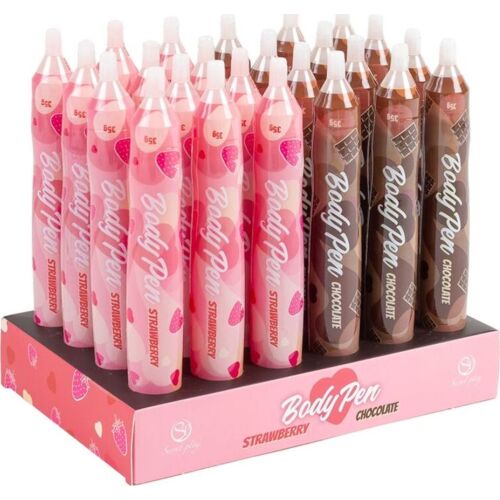 Markere pentru pictură corporală SECRETPLAY COSMETIC BODY PEN DISPLAY 24 UNITS