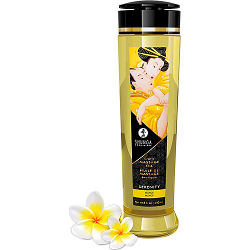 Ulei de masaj Shunga Serenity 240 ml cu aromă Monoi