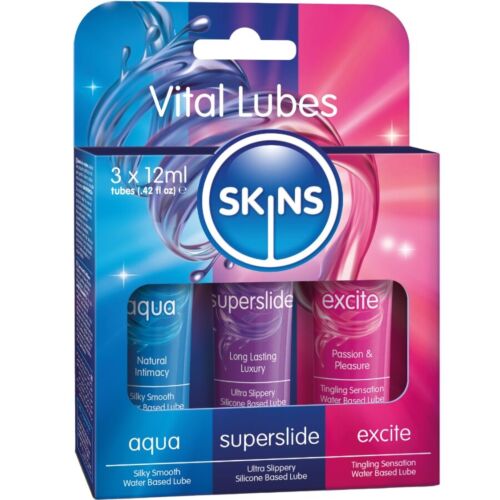 Kit Lubrifianti SKINS Vital Lubes Aqua 12 ml