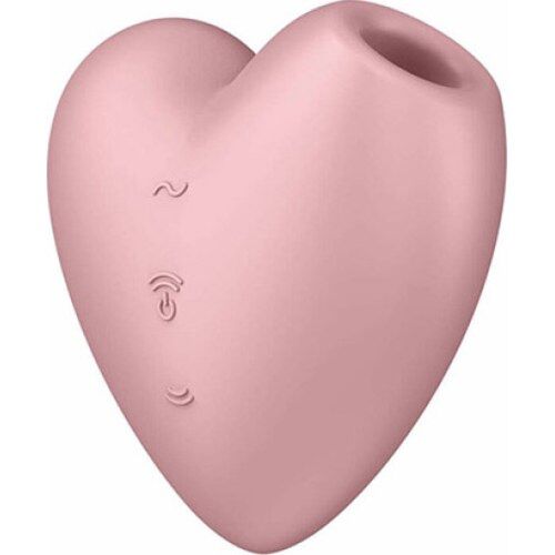Aspirator Satisfyer Cutie Heart cu aspirație și vibrație