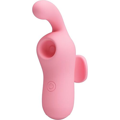 Vibrator Pretty Love Mini Fun cu supt si vibratie