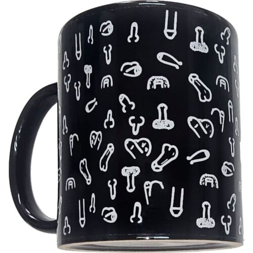 Cana din ceramică Diablo Picante 370 ml cu desen penis