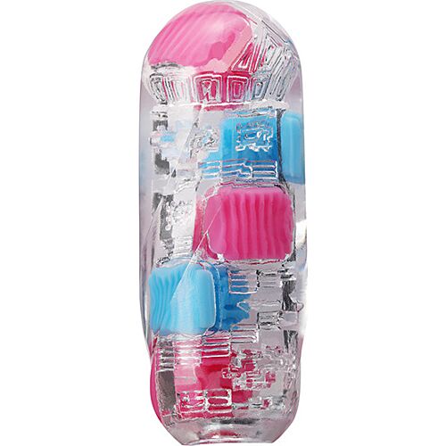 Masturbator Tenga Bobble Crazy Cubes cu texturi cúbice