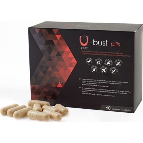 Cápsule U-Breast Pills 500COSMETICS pentru creșterea bustului