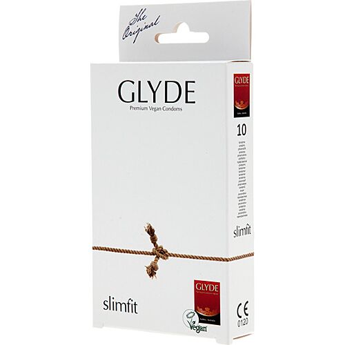 Prezervative Glyde Ultra Slimfit 10 Uds - 0.062 mm grosime