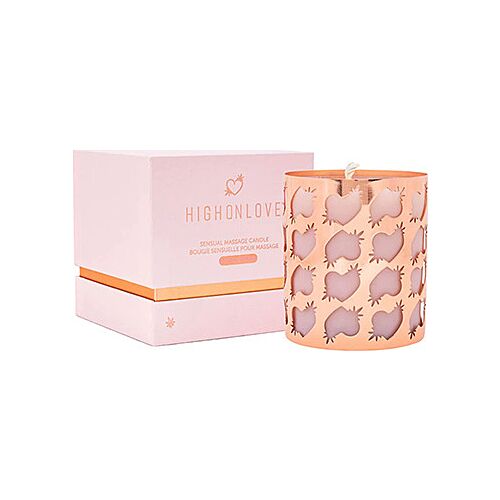 Lumânare de masaj High On Love cu ulei cald și aromatic