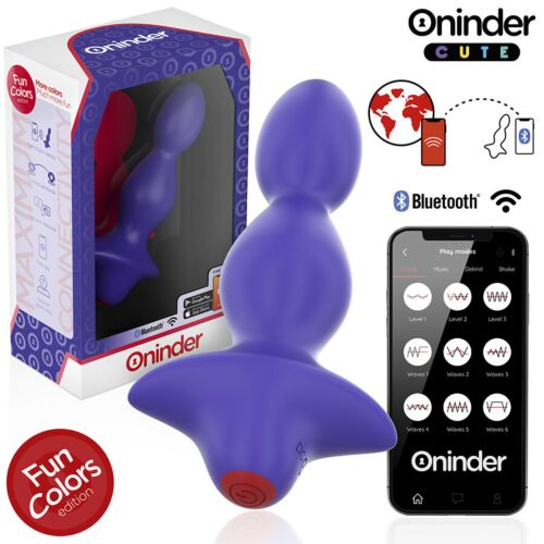 Vibrator Anal ONINDER CUTE cu control aplicație și 9 moduri