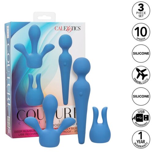 Vibrator WAND CALEXOTICS Couture Kit cu 10 viteze