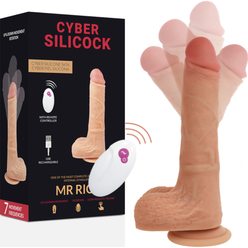 Vibrator Cyber Silicock Mr Rick cu control de la distanță