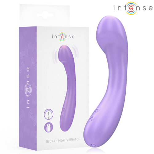 Vibrator INTENSE BECKY 19 cm cu încălzire și 7 vibrații