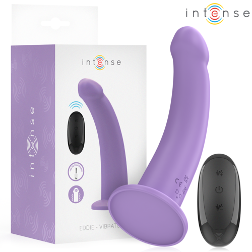 Vibrator EDDIE 17,5 cm cu control la distanță