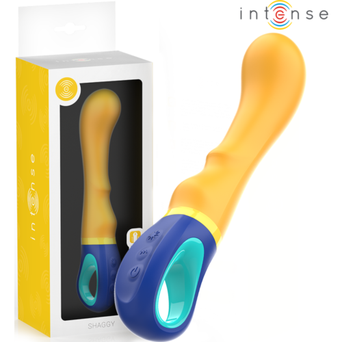 Vibrator INTENSE FUN SHAGGY cu curbă ergonomică