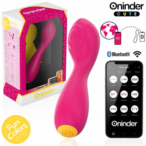 Vibrator ONINDER CUTE cu stimulare Tapping