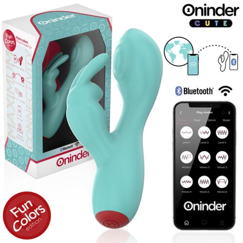 Vibrator ONINDER CUTE LOVE BUNNY cu App și Mod Tapping