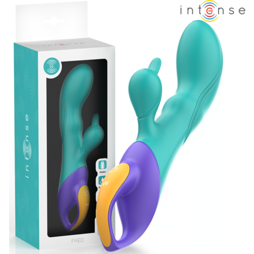 Vibrator FRED cu stimulare duală și silicoană medicală