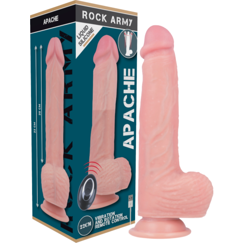 Vibrator Rock Army Apache 20.5 cm cu control remote