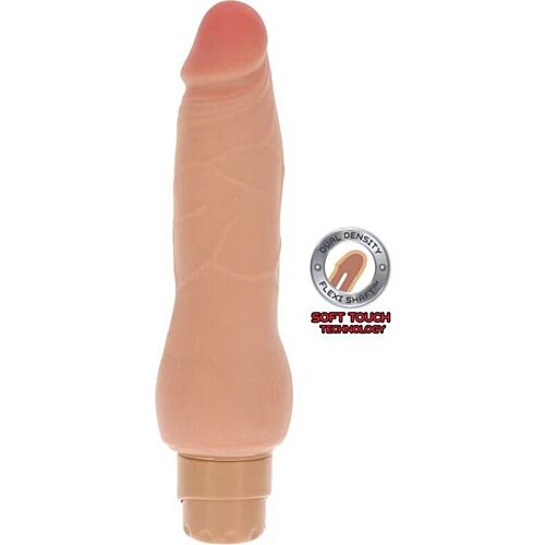 Vibrator GET REAL Dual Density Smooth cu stimulare realistă