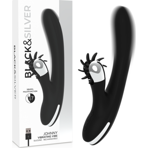 Vibrator BLACK&SILVER Johnny Vibe | Stimulare clitoridiană