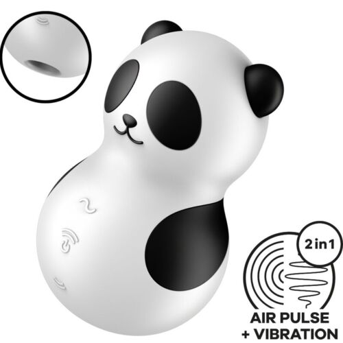 Aspirator Satisfyer Pocket Panda cu vibrație puternică