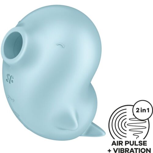 Succionator Satisfyer Sassy Seal cu vibrație și unde de presiune