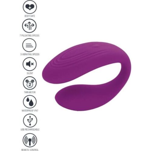 Vibrator pentru cupluri XOCOON Bound Love cu control remote