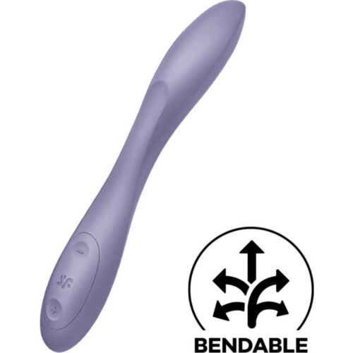 Vibrator SATISFYER G-SPOT FLEX 2 cu formă flexibilă