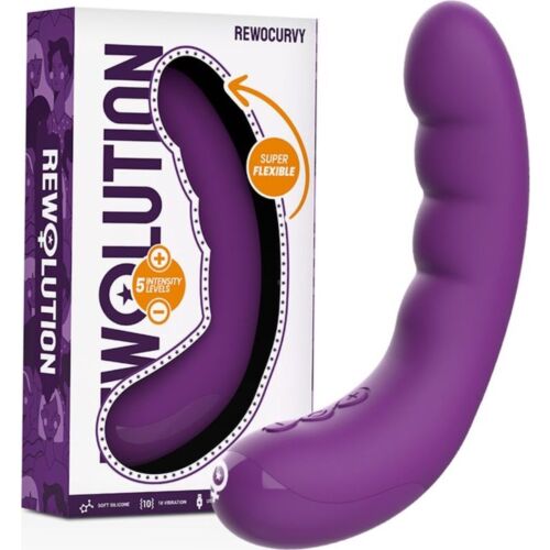 Vibrator REWOLUTION REWOCURVY cu tehnologie Flex