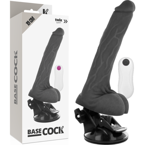 Vibrator BASECOCK 19 cm cu control remot