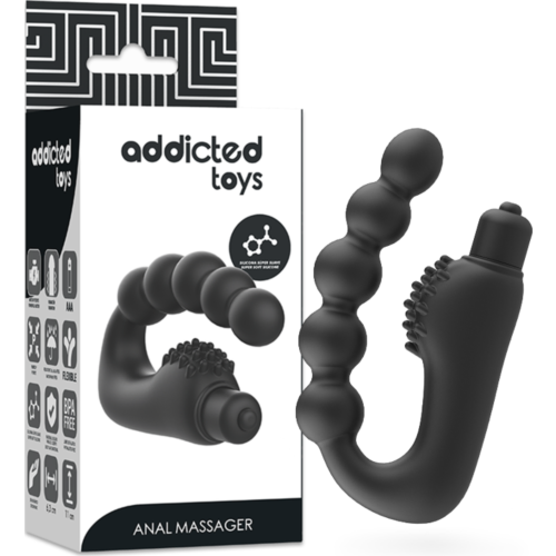 Masajeador Anal ADDICTED TOYS cu Vibratie Intensa