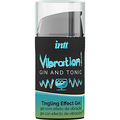 Gel stimulent INTT Vibration Gin&Tonic cu gust proaspat
