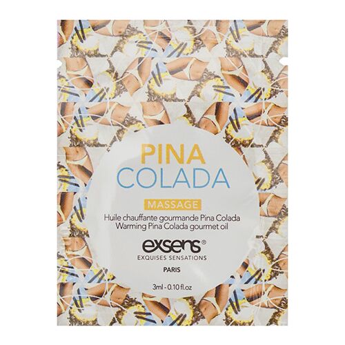 Ulei de masaj Exsens Piña Colada cu efect calor